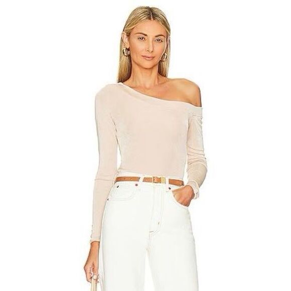 Free People Revolve That's Hot Bodysuit in Blossom Pearl - Picture 1 of 10